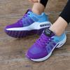 Large Size Summer New Women's Shoes Fashionable Breathable Fly-woven Mesh Shoes Air Cushion Bottom Trendy Sports Running Shoes Women