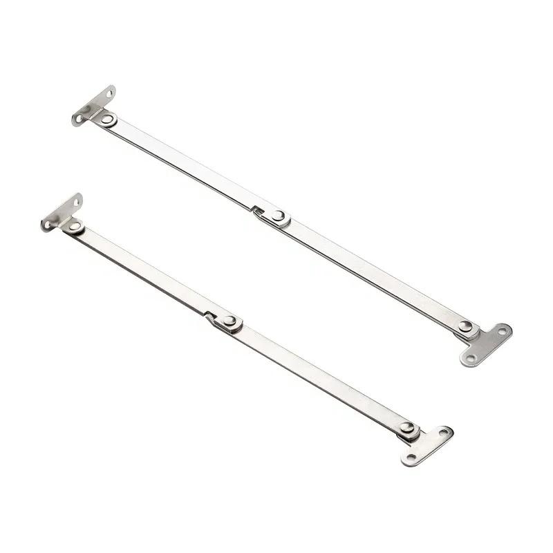 

2pcs Stainless Steel Cabinet Cupboard Furniture Doors Close Lift Up Stay Support Hinge Folding 180° Kitchen furniture hardware
