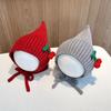 Thick Infant Winter Hat Soft Girls Knitted Hat Fashion Baby Hooded Hat