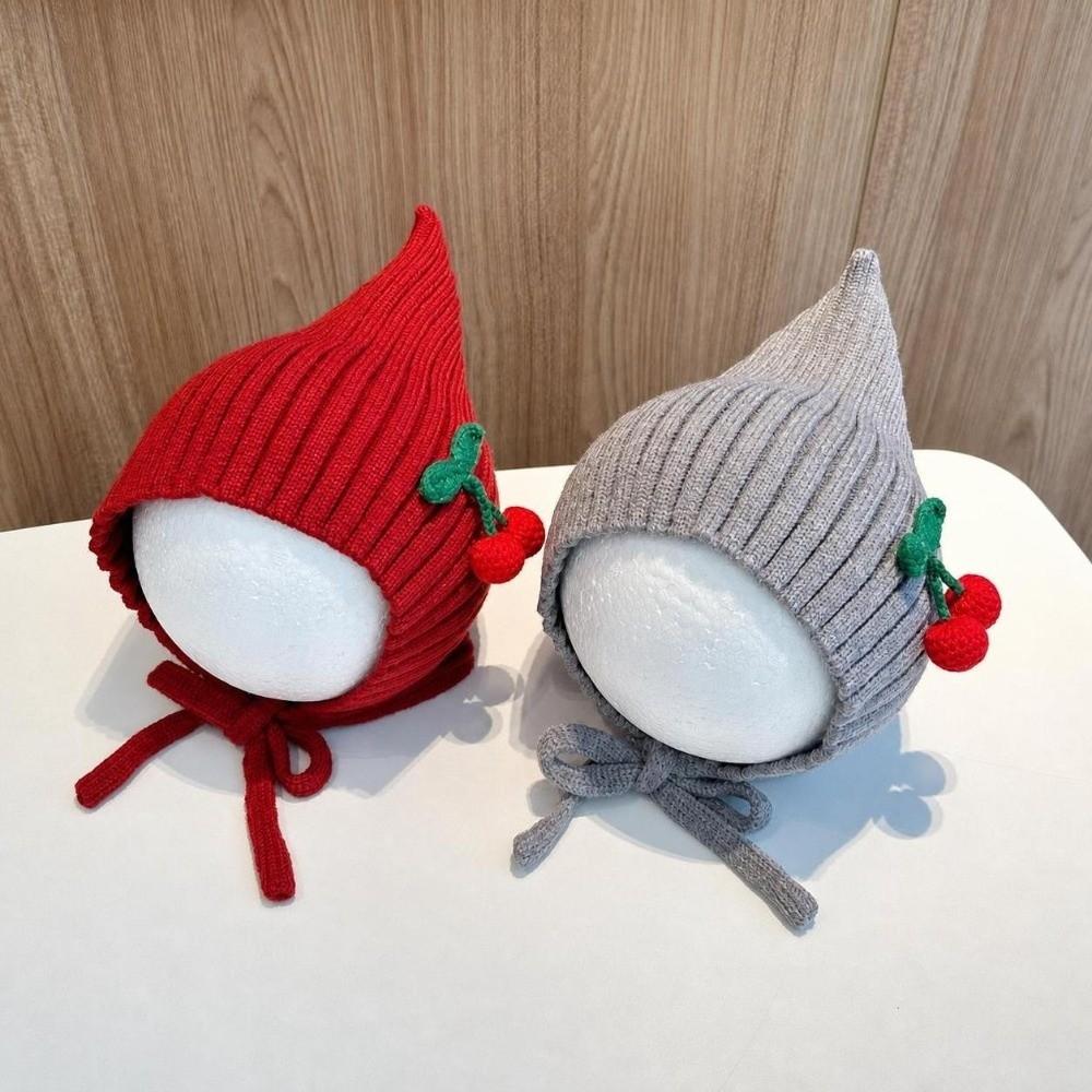 Thick Infant Winter Hat Soft Girls Knitted Hat Fashion Baby Hooded Hat