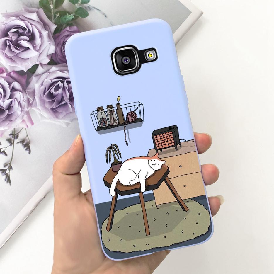 For Samsung Galaxy A5 2016 Case SM-A510F Cute Cartoon Cover Soft Silicone Phone Case For Samsung A5 2017 A520F Back Cover Bumper