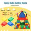 Rocket Bullet Head Building Blocks Set for Boys Aged 6-10 - Educational Tabletop Toy