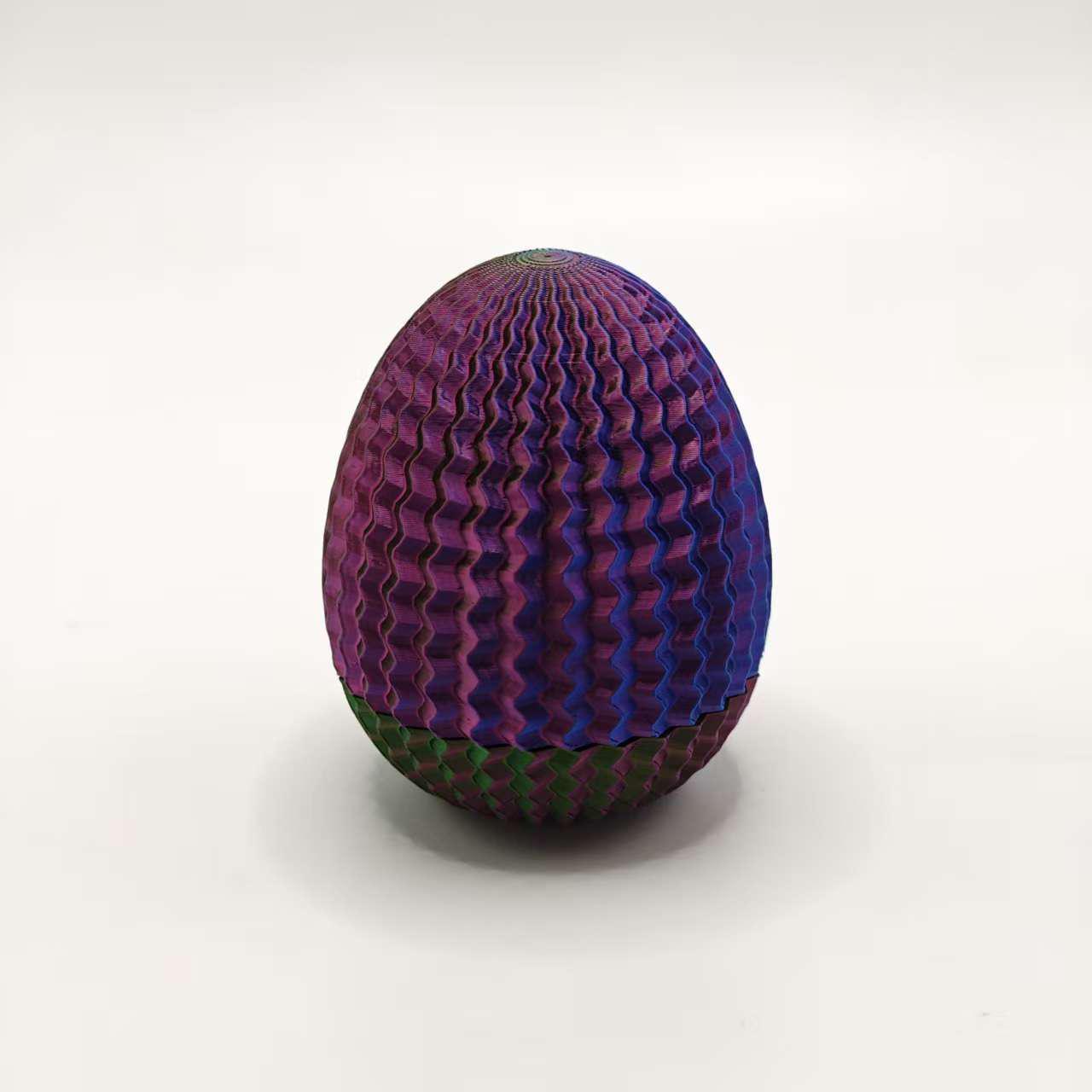 3D Printed Maze Egg Toy: Educational Brain Teaser & Storage for Kids - Trendy Ornament Gift 8x6.8x6.8 cm