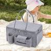 Diaper Bag Tote Nappy Bin Handbag Reusable Weekend with Compartments Toys Storage for Outdoor