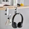 1pc Adjustable Desk Edge Hook Gaming Headset Desk Hanger Backpack Storage Hanging Hook Holder Punch-free Home Office Organizer