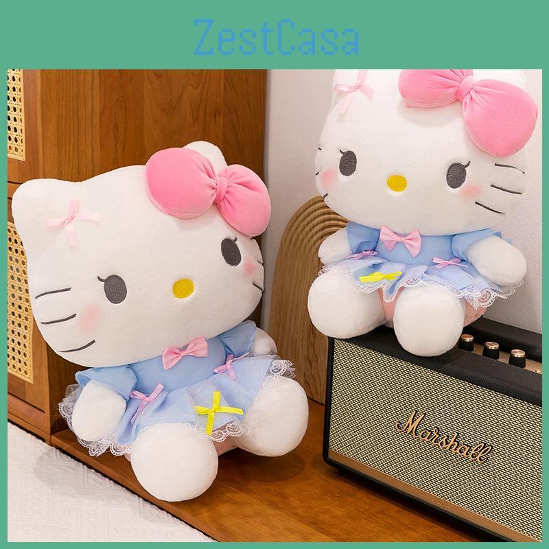 Cute Bow Dress Plush Doll Toy Pillow Children Toy For Kid Gift