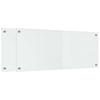 Kitchen Backsplash 2 Pcs Transparent 100 X 40 Cm Tempered Glass