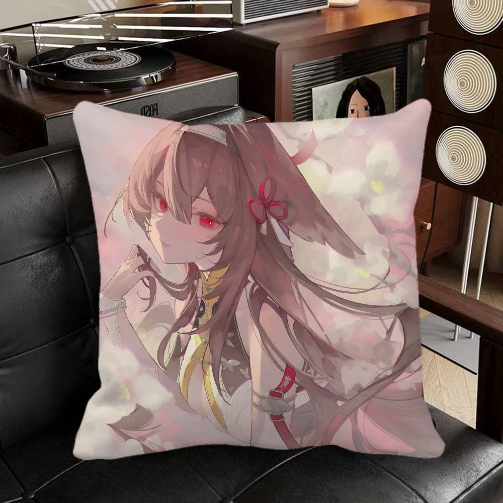 Ye Shunguang Zenless Zone Zero Game Pillow Case Square Pillow Bedroom Sofa Leisure Comfort Cushion Car Home Decoration