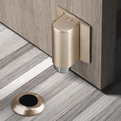 Self-Adhesive Magnetic Door Stopper Space Saving Anti-Collision Door Buffer Heavy Duty Windproof Door Holder Wall Protection