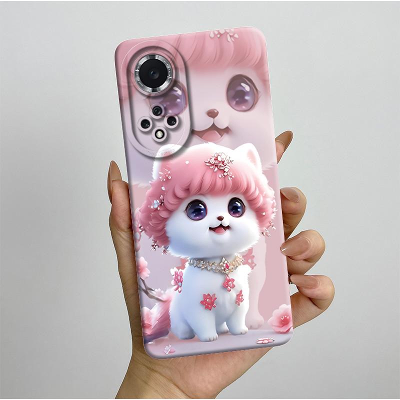 For Huawei Nova 9 Case Aesthetic Butterfly Flowers Soft Silicone Shockproof Phone Cover For Honor 50 Camera Protective Casing