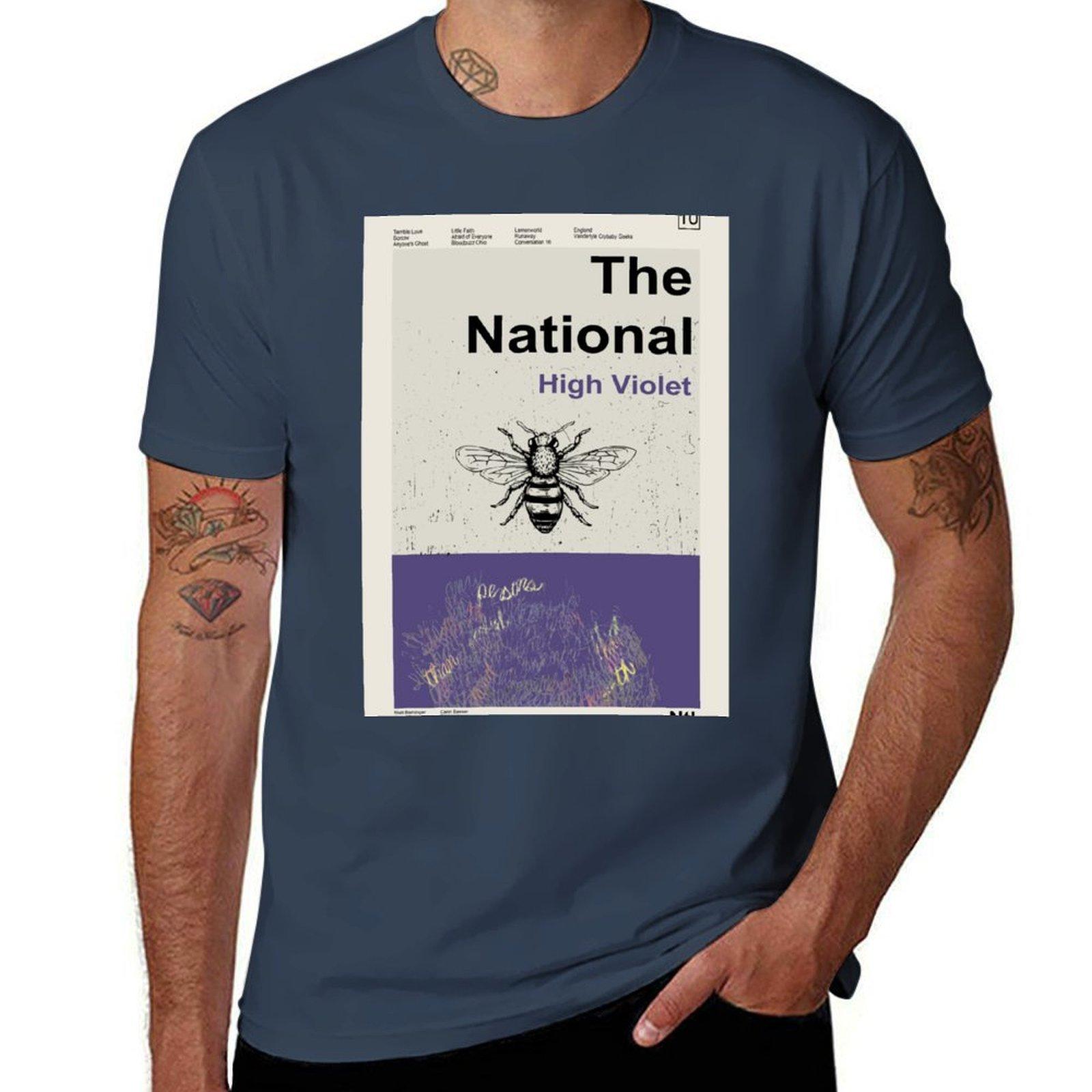The National  High Violet TShirt Plus Size All Match Tee Shirt S