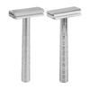 Long Handle Double Sided Safety Shaving Tool Washable Safety Beard Wet Shaving Kit for Men