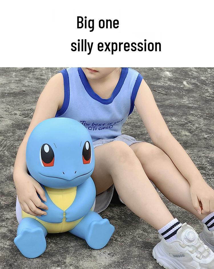 Tsundere Squirtle Golduck 1:1 Pokemon Figurine - Large Trendy Toy