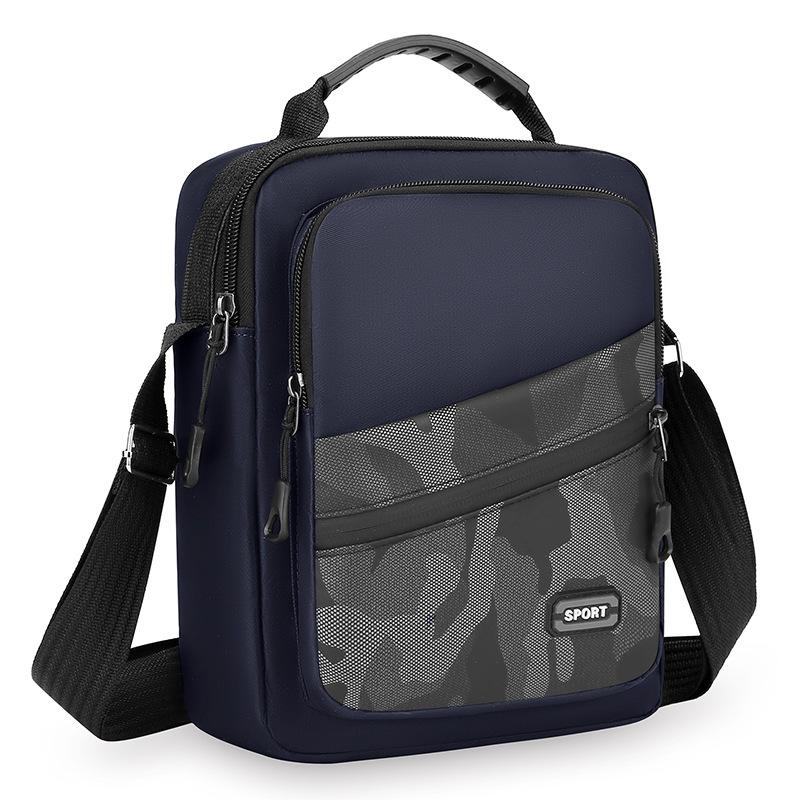 

Мужская сумка через плечо из Оксфорда, мужская сумка-мессенджер, повседневная сумка-джокер, мужской рюкзак, маленький деловой портфель.