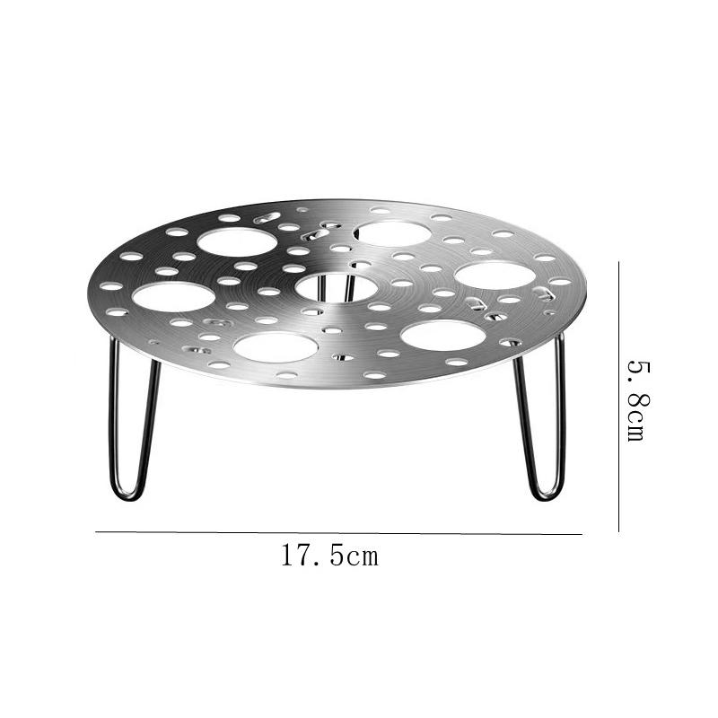 

Новая яйцеварка из нержавеющей стали с 7 отверстиями, устойчивая к высоким температурам, лоток для варки яиц на пару, пищевая вспомогательная утварь для еды