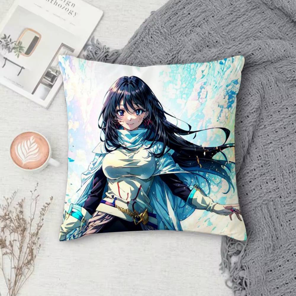 T-Tensura Double-Sided Printed Square Pillow Cover Decorative Cushion Cover For Sofa Bedroom Bedside