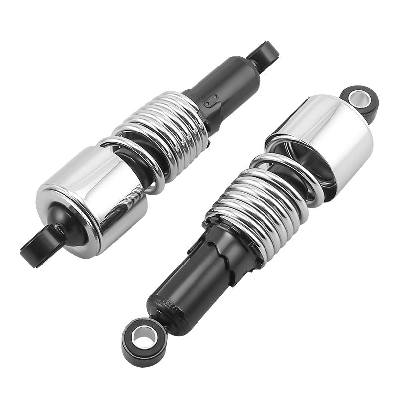 Motorcycle Rear Shock Absorbers 10.5" 267mm Adjustable Suspension Shocks Spring For Harley Sportster Touring