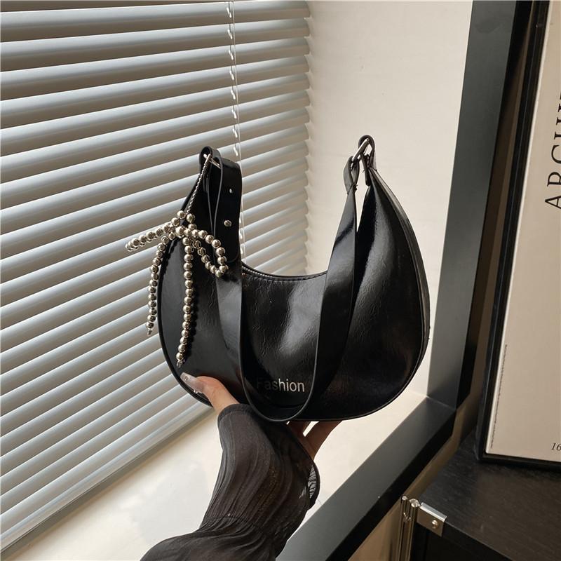 Fashion Popular Niche Casual Solid Color New Summer Fashion Versatile Simple Commuter Shoulder Armpit Bag Women