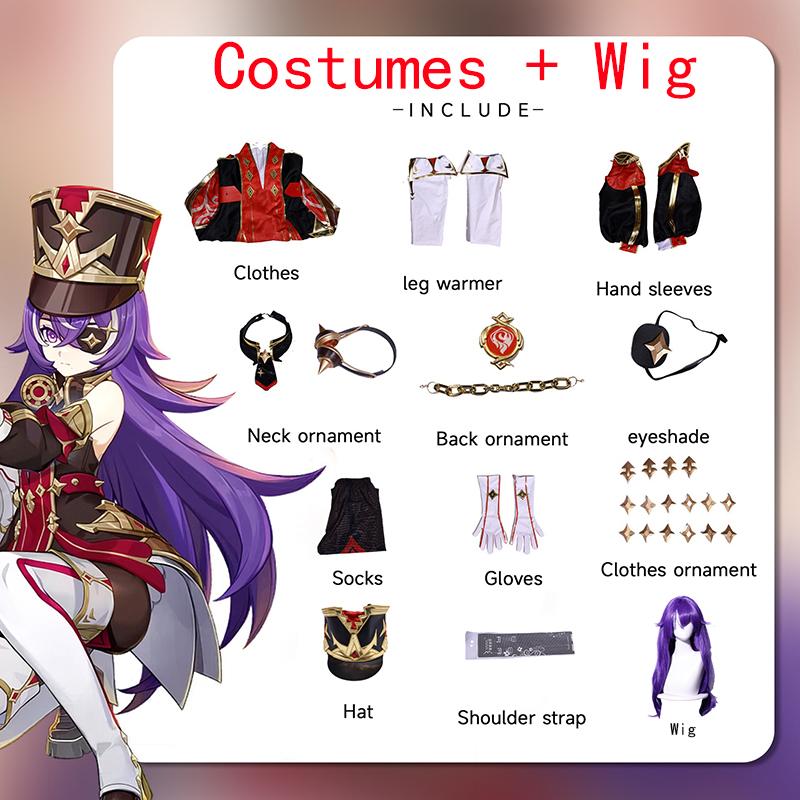 Ysir Chevreuse Cos Costume, Captain of Fontaine Special Patrol Team, Anime Cosplay Animation Game Costume