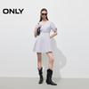 ONLY Women's V-neck Puff Sleeve A-line Short Dress