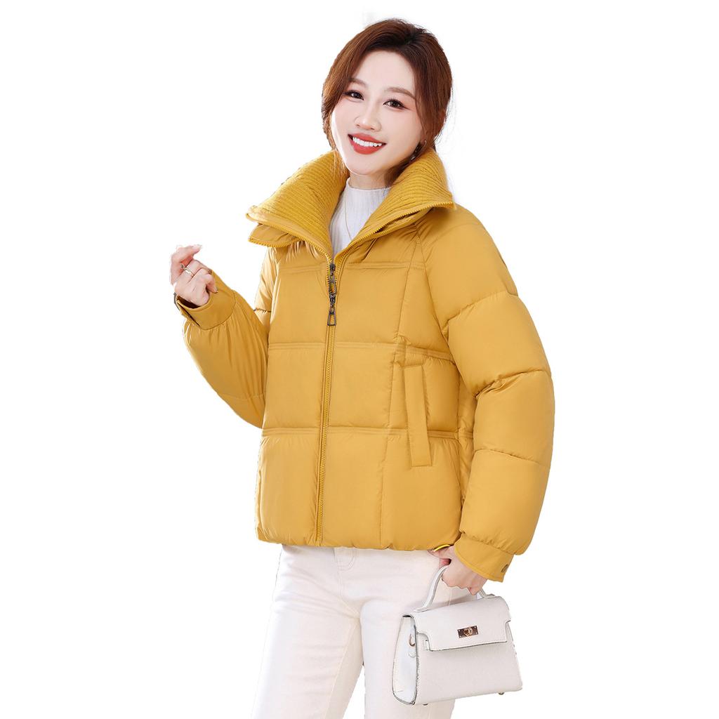 Fashion short cotton-padded clothes for women's winter new foreign style and thin small warm cotton-padded jacket