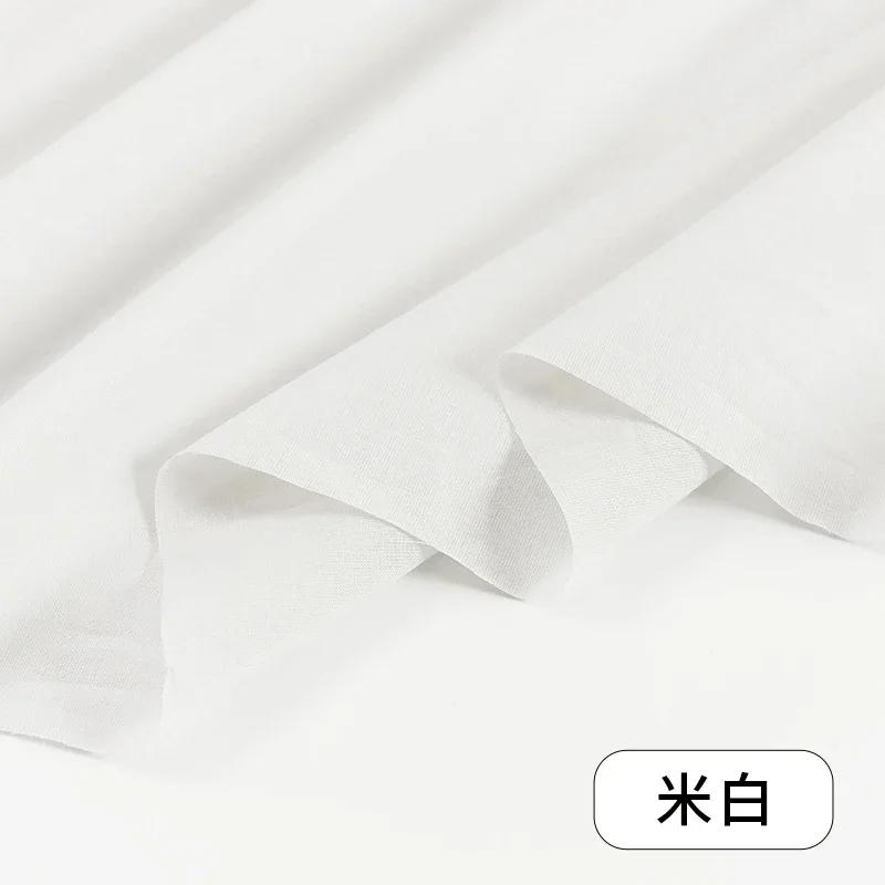 145x50/200cm Soft Breathable Pure Cotton Woven Gauze Fabric For Skirt Lining, Sun Protection Clothing Shirt Handmade DIY Fabric