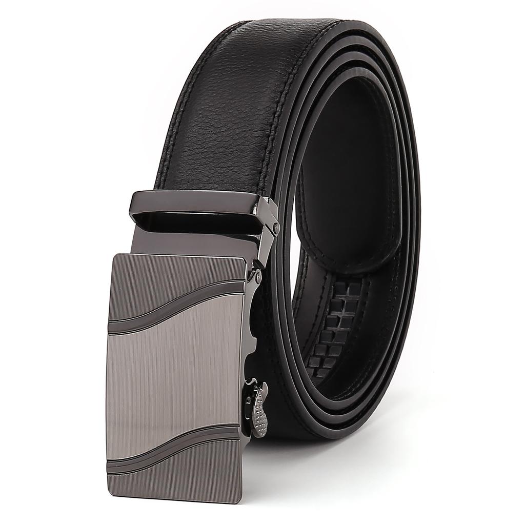 Business Simple And High-End Men'S High-End Leather Belt Men'S Trendy Men'S Fashion Wenzhou Belt Cowhide
