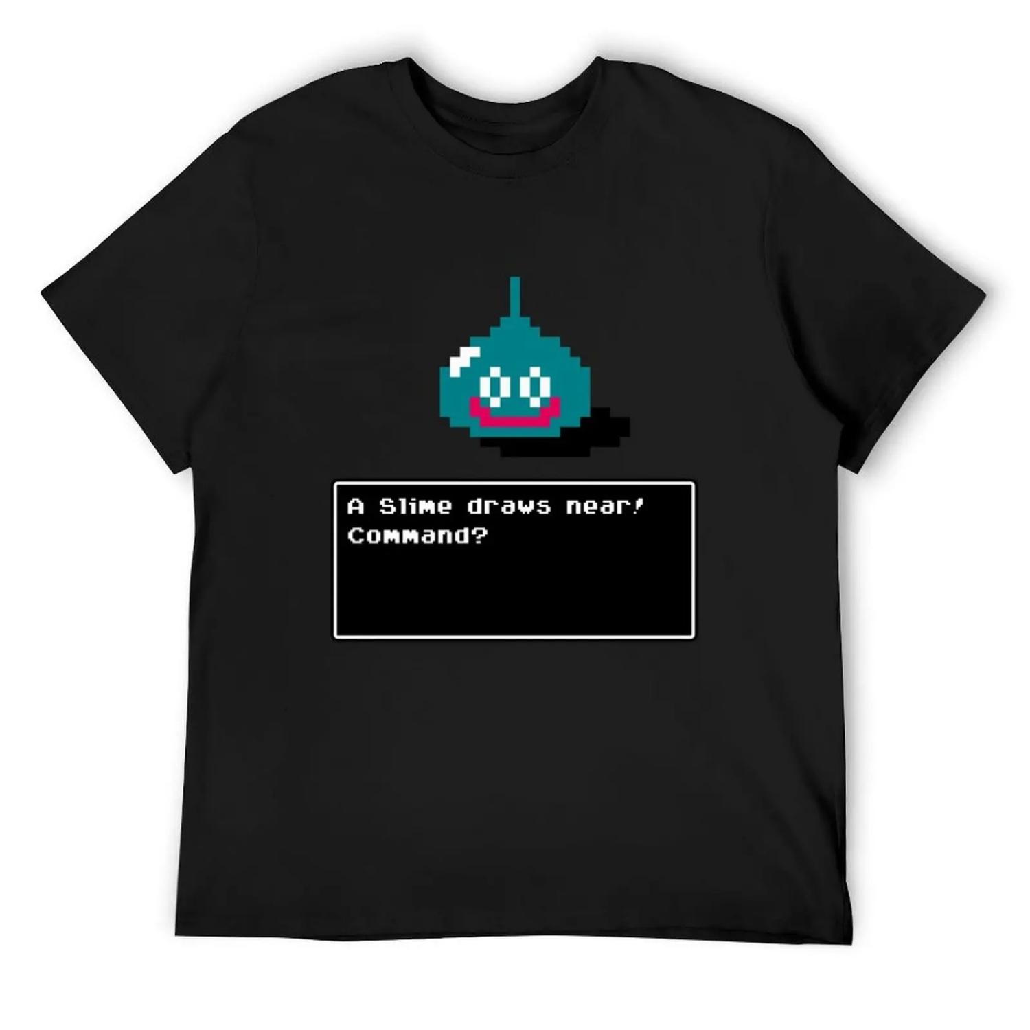 A Slime draws near! T-Shirt man clothes summer top summer tops mens funny t shirts XXXXXL разноцветный