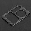 Rearview Mirror Adjustment Switch Trim Soft Carbon Fiber Electric Adjusting Knob Cover Fits for