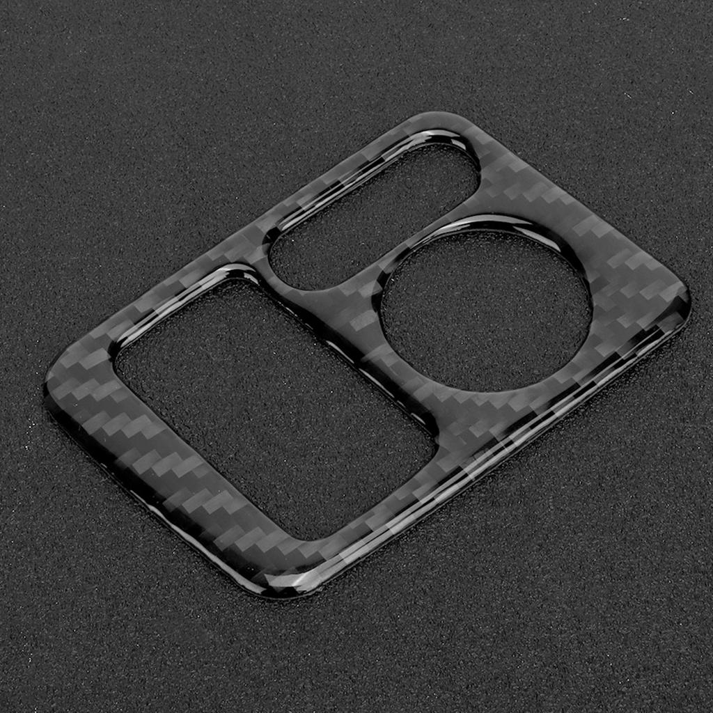 Rearview Mirror Adjustment Switch Trim Soft Carbon Fiber Electric Adjusting Knob Cover Fits for