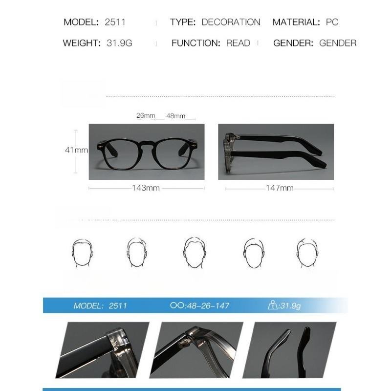 Women's Eyewear, Men's and Women's Fashion Square Photochromic Glasses