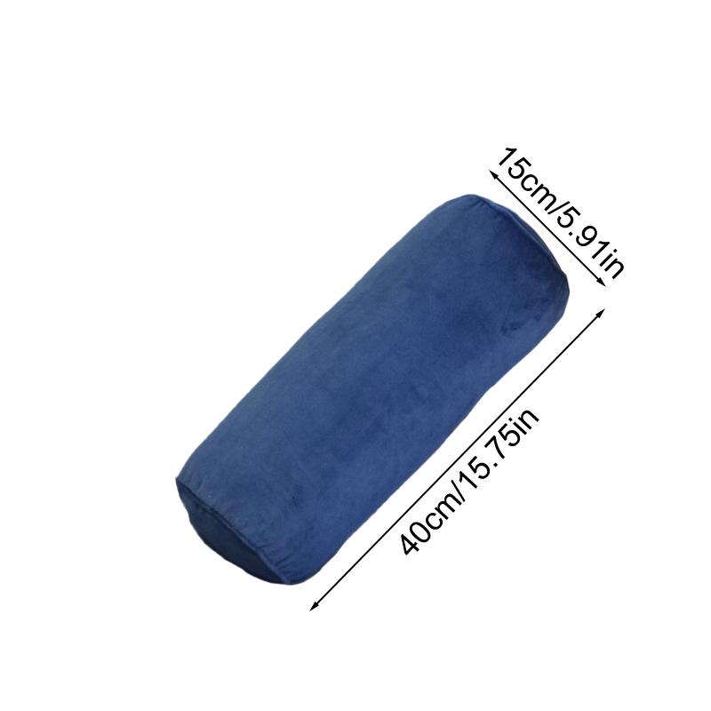 1PC Velluto per Massaggio SPA Copertura Cuscino Rullo Lungo Cervicale Cuscino Federa 15*40cm Con Cerniera Cilindro Rotondo