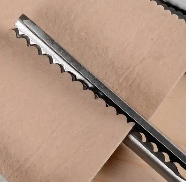 

3/5/7 мм Портновские ножницы с фестончатым краем, зигзагообразные, ножницы-клиппер, резак, швейные, профессиональные портновские ножницы, для ткани, для шитья Round-5mm