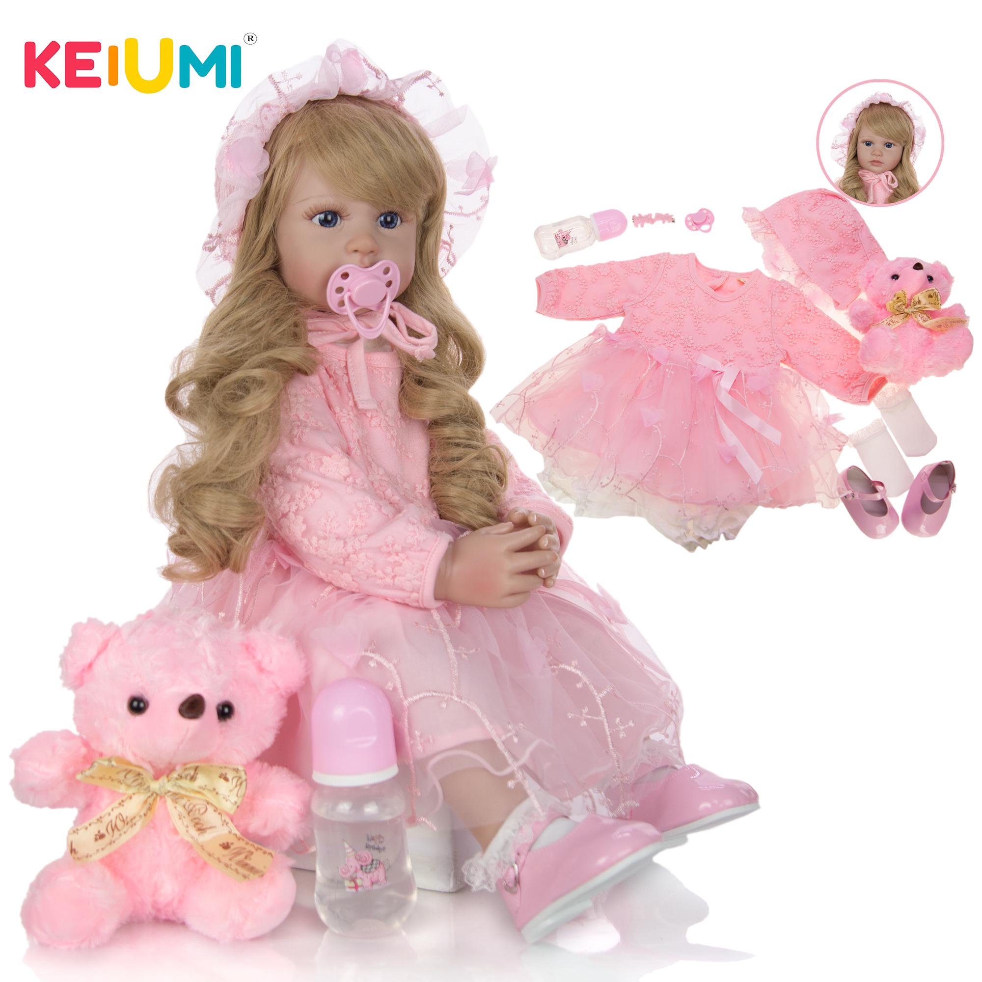 

Детская виниловая кукла. 60 см 60 cm