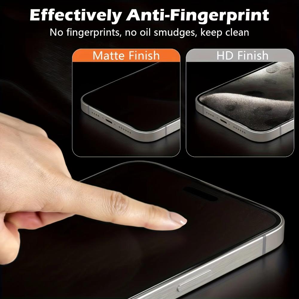 Nnbili 4 peças de vidro temperado fosco anti-espionagem para iphone 17 16 15 13 12 11 pro max 17air xr xs max filme protetor de tela de privacidade