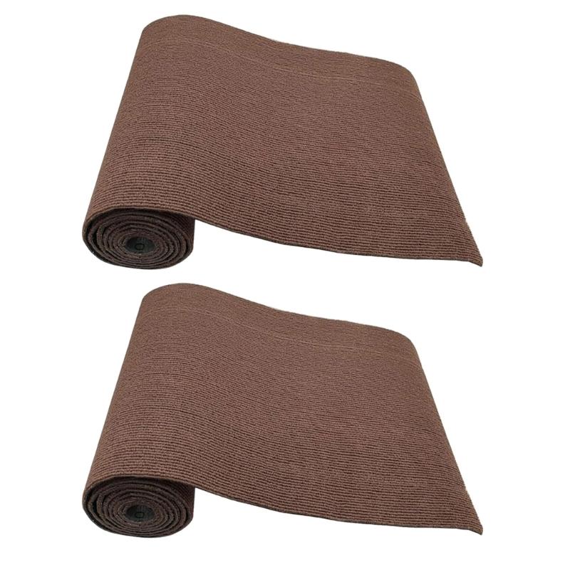 2pcs Cats Scratching Post Furniture Protectors Trimmable NonSlip Polyester Carpet Pad