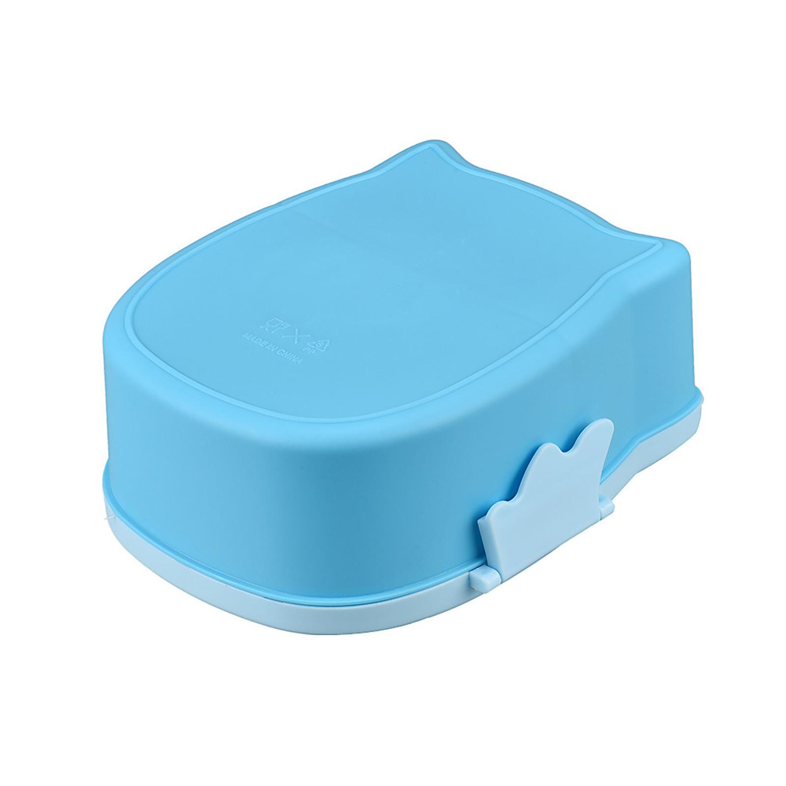 

4PCS Owl Kids Lunch Box Food Container Storage Box Portable Lunch Box