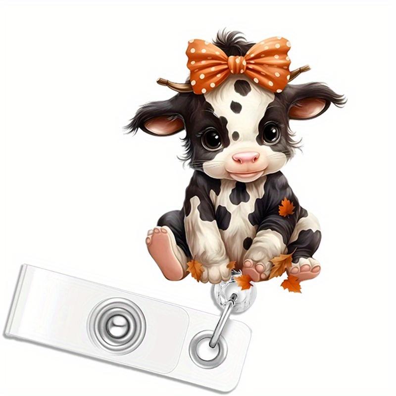 

Бейдж-клип с горным быком для медсестер, врачей, учителей и студентов. прозрачный