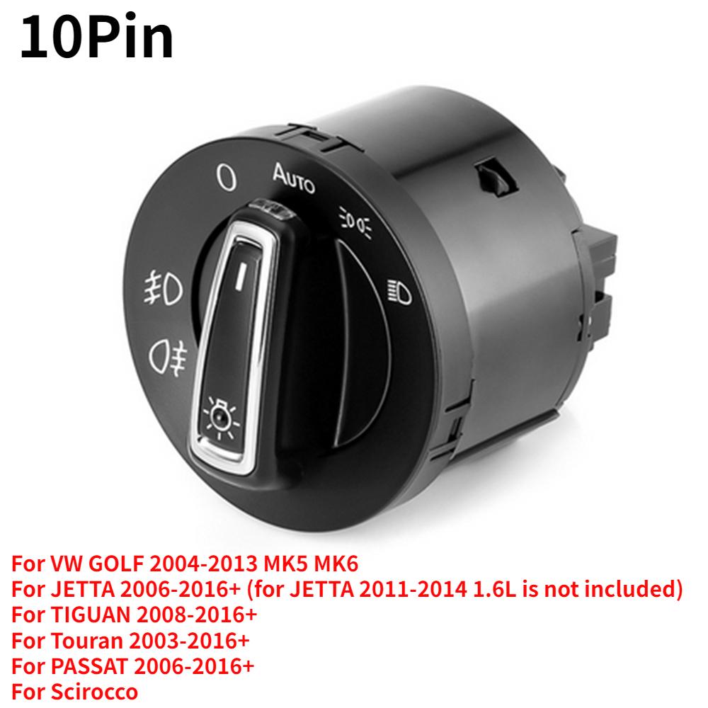 

Auto Headlight Head Lamp Switch Light Sensor Upgrade Module for VW Golf Jetta MK5 6 Tiguan Touran Passat Polo Bora