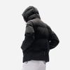 Li Ning Fitness Series Warm Anti-Static Hooded Logo Down Jacket Men Outerwear AYMV417-2