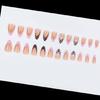 Reusable Press On Nail With Leopard Print 3D Bows Design Hypoallergenics ABS Material Instants Manicure Solution For Busy Women
