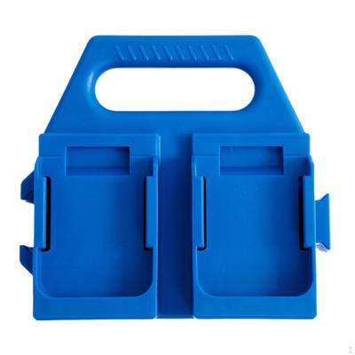 Battery Storage Bracket 4 Slots Space Saving Lightweight Sturdy Tool Organizer Mount Holder