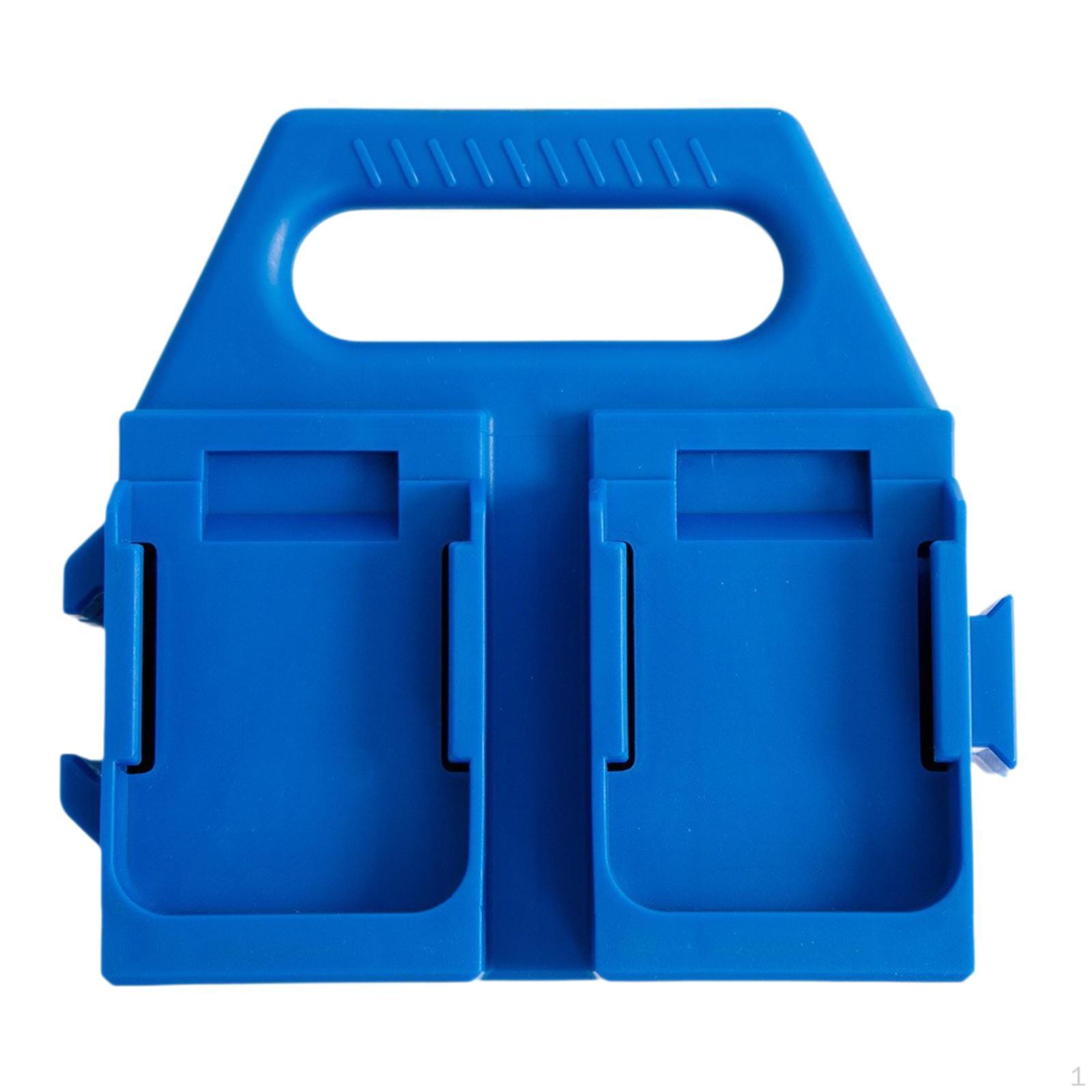 

Battery Storage Bracket 4 Slots Space Saving Lightweight Sturdy Tool Organizer Mount Holder