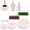 6-Piece Polishing Flap Wheel and Wax Set for Metal Grinding