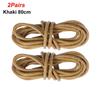 Sport Shoe Coloured Boots Laces Strings Leather Dress Shoes Round Waxed Shoelaces Shoe Laces Cord