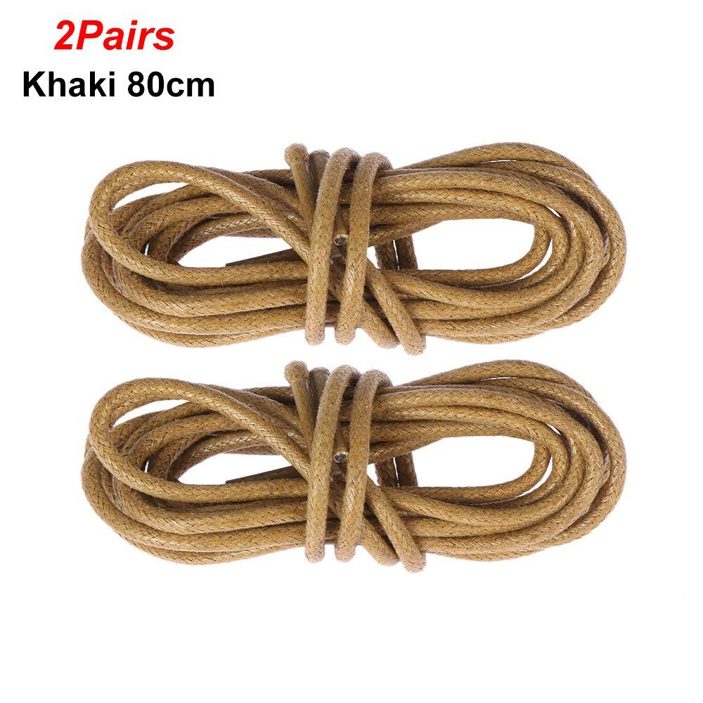 Sport Shoe Coloured Boots Laces Strings Leather Dress Shoes Round Waxed Shoelaces Shoe Laces Cord