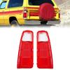Classic Truck Restoration Red White Tail Light Lens Reinforced Design Easy Bolt-on Installation Reuse Factory Hardware