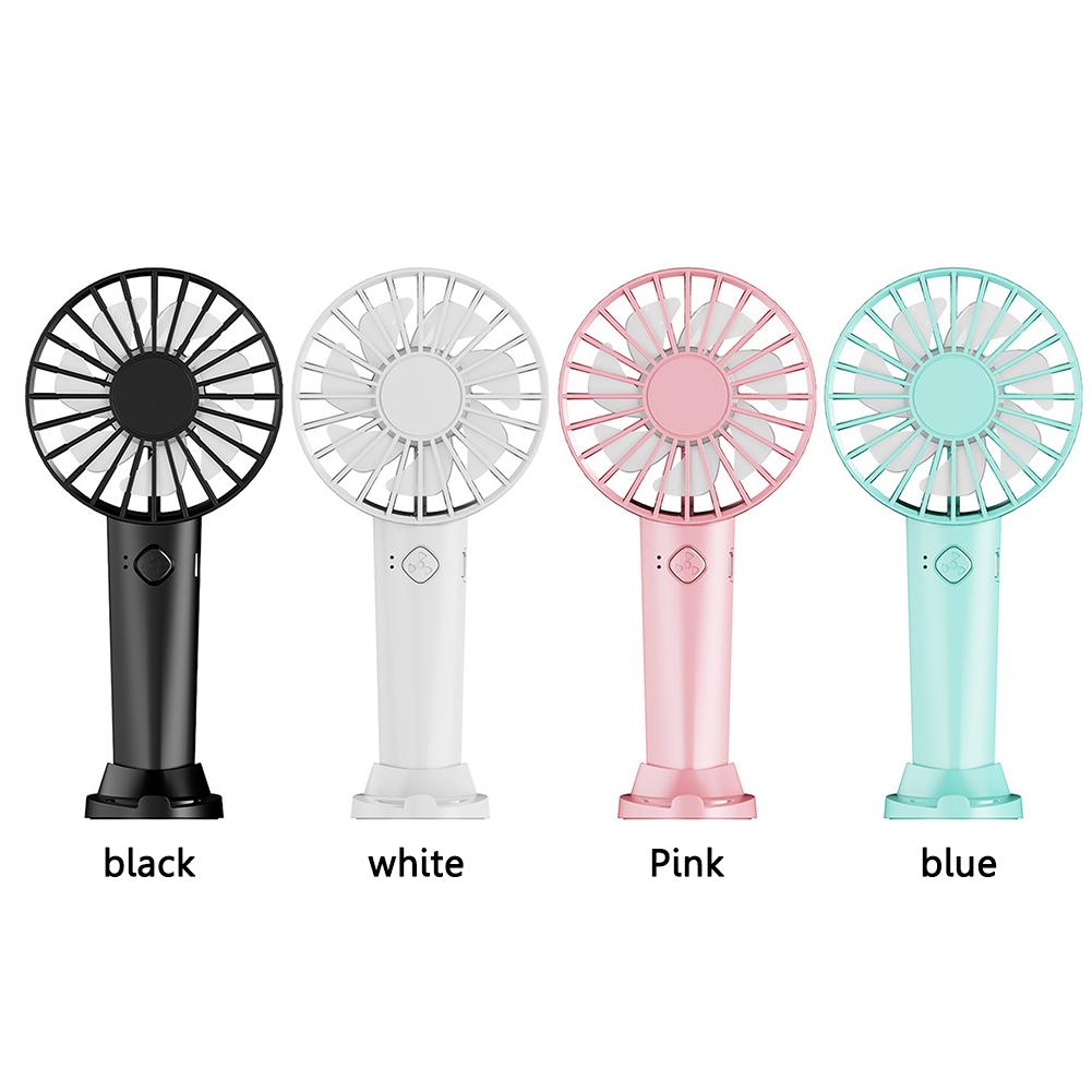 USB Rechargeable Mini Strong Wind Handheld Fan 3 Speeds Strong Wind Portable Fan For Travel Outdoor Home Office for Women Men