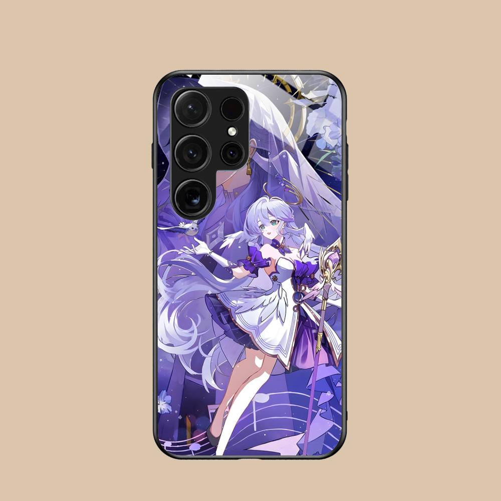 HSR Robin Glass Mobile Phone Case for Samsung Galaxy A56 55 54 53 52 51 36 35 34 23 16 15 5G Colorful Cover