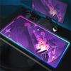 RGB Anime Desk Mat Genshin Impact Large 900x400mm Mouse Pad Carpet Computer Laptop Gaming Peripheral Accessories Durin Mousepad